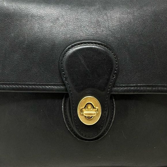 Coach Black Crossbody Bag with Structured Design - Picture 9 of 11